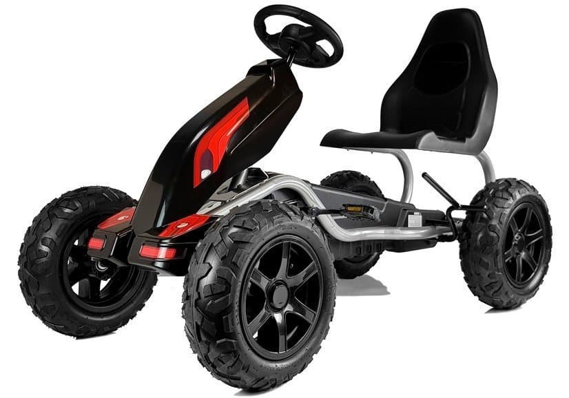 LEAN CARS Gokart na pedala B012 - Črni 4