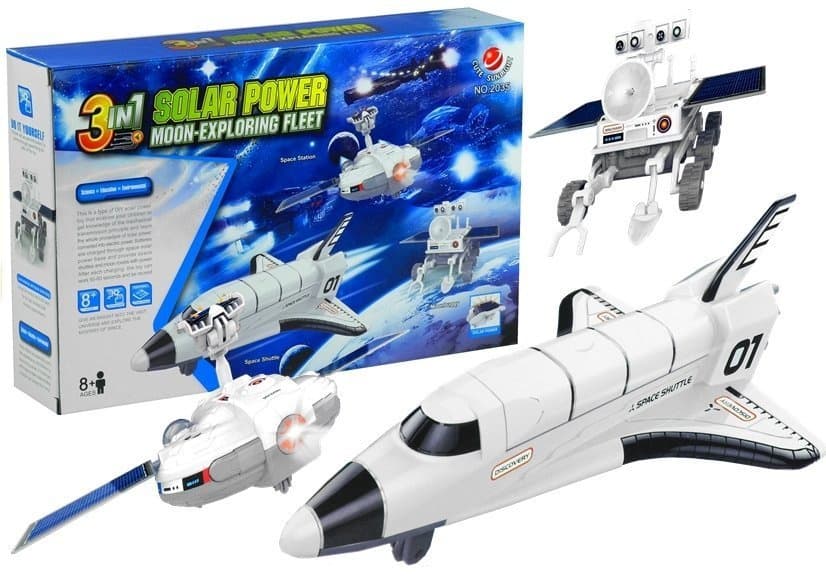 LEAN TOYS Solarni ustvarjalni set 3v1: "Podvigi v vesolju" 5