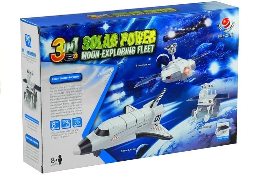LEAN TOYS Solarni ustvarjalni set 3v1: "Podvigi v vesolju" 4