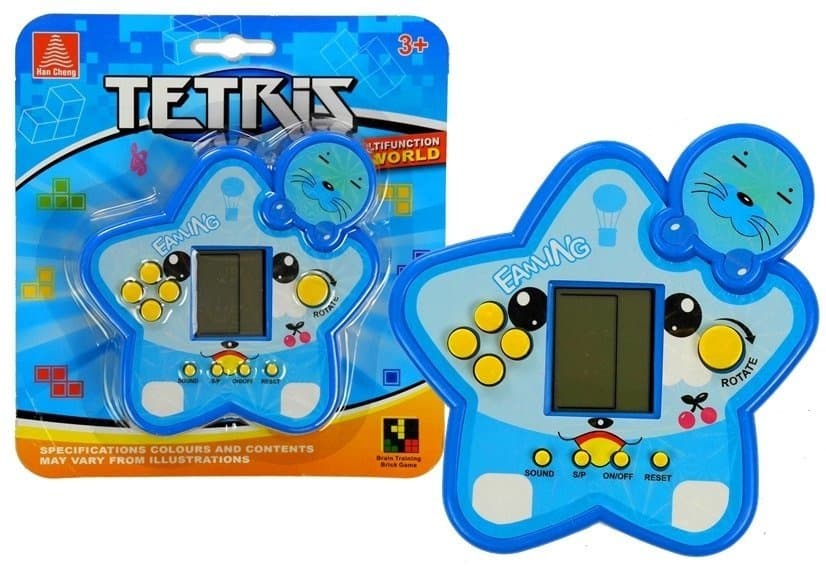 Elektronska igra Tetris LEAN TOYS, Modra zvezda