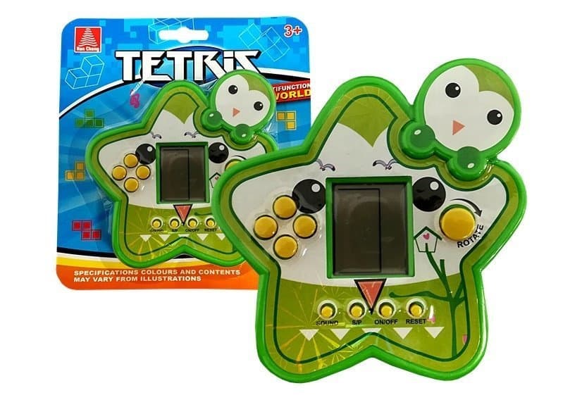 LEAN TOYS Elektronska igra Tetris - Zvezdica (zelena) 2