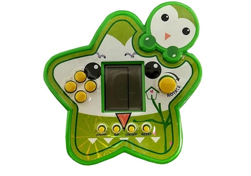 LEAN TOYS Elektronska igra Tetris - Zvezdica (zelena) 3