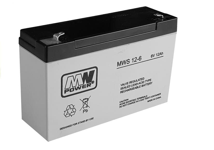 LEAN CARS Gel akumulator AGM 6V 12Ah za električno kolo/vozilo