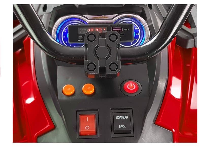 Akumulatorski štirikolesnik LEAN CARS BDM0906, rdeč 7