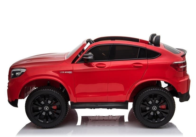 Akumulatorski avto Mercedes GLC 63S, dvosed, rdeč lakiran 4