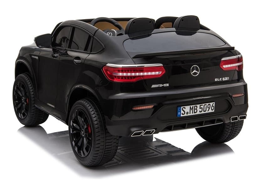 Akumulatorski avto Mercedes GLC 63S, dvosed, črn lakiran (MP4) 5