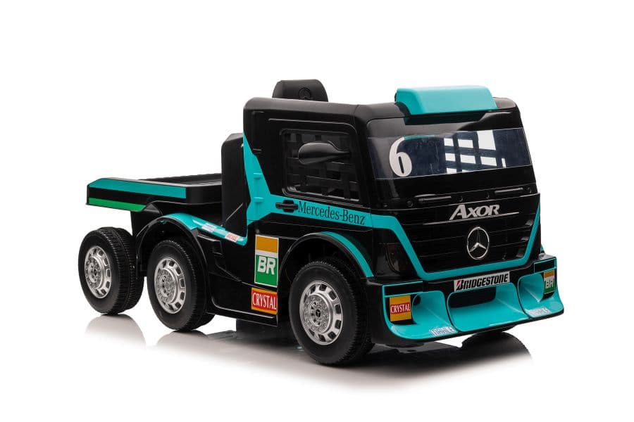 Tovornjak na akumulator LEAN CARS Mercedes + prikolica XMX622B, moder