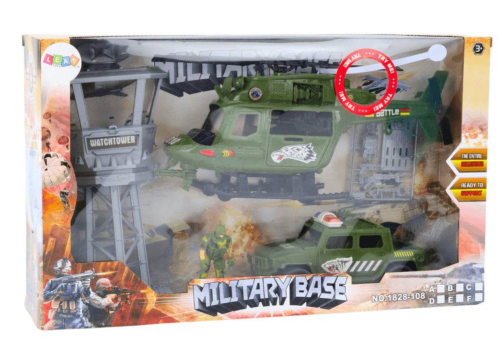 Vojaški set LEAN TOYS: helikopter, ok... 6