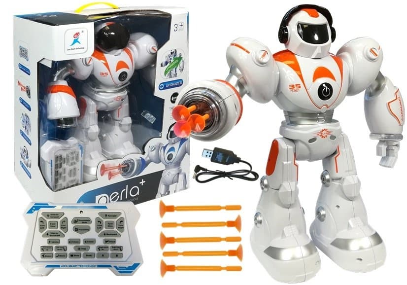 Robot LEAN TOYS na daljinsko vodenje, oranžni