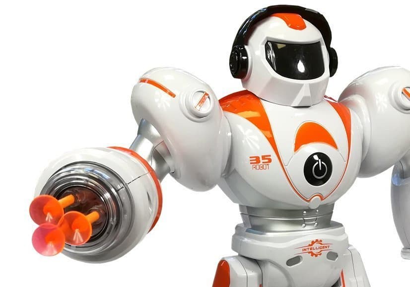 Robot LEAN TOYS na daljinsko vodenje, oranžni 3