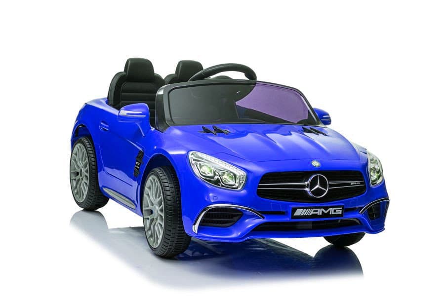 Akumulatorski avto LEAN CARS Mercedes SL65 S z LCD zaslonom, modra, lakiran