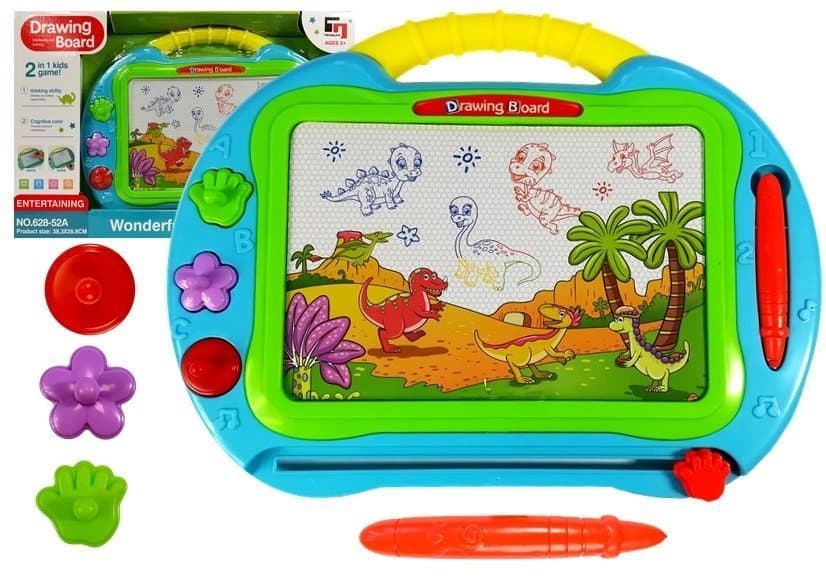 Znikopis Leantoys z motivi (cvet, tačka, krog) in risalom