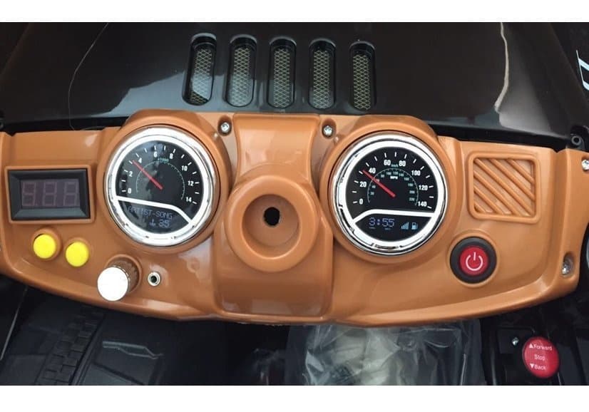 Akumulatorski Jeep JJ245 za otroke, LED luči, MP3, daljinec 8