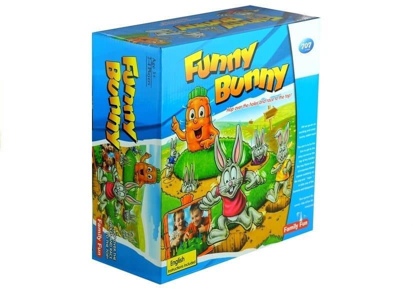 Družabna igra LEAN TOYS "Zajci pojejte korenček" 3