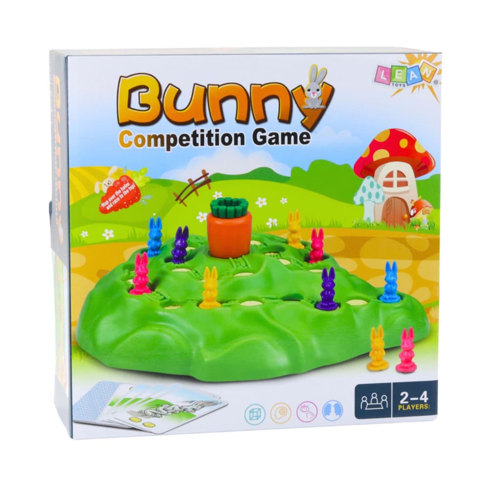 Družabna igra LEAN TOYS "Zajci pojejte korenček" 5