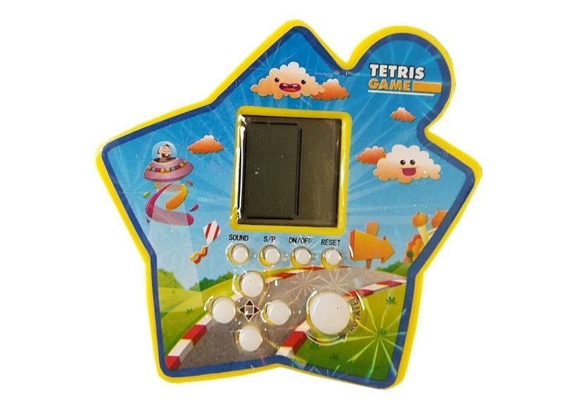 Kapesna elektronska igra Tetris "Zvezda" - rumena 4