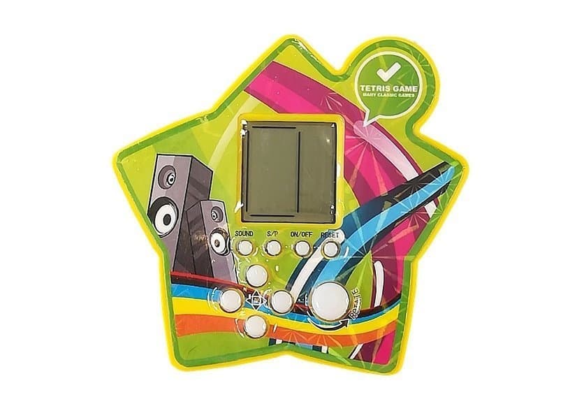 Kapesna elektronska igra Tetris "Zvezda" - rumena 5