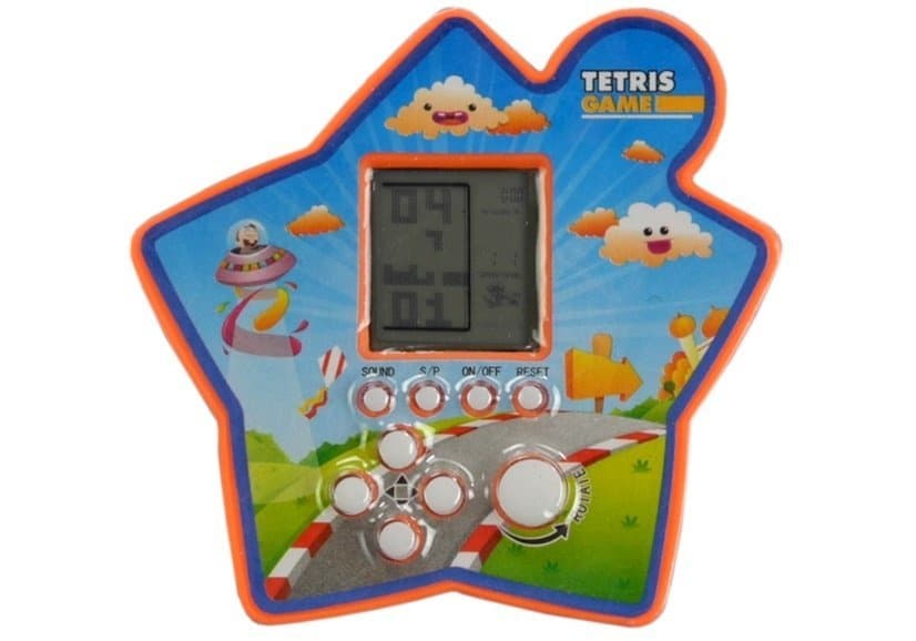 Kapesna elektronska igra Tetris "Zvezda" - oranžna 3