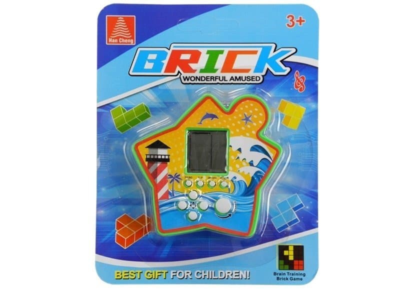 Kapesna elektronska igra Tetris "Zvezda" - zelena 2