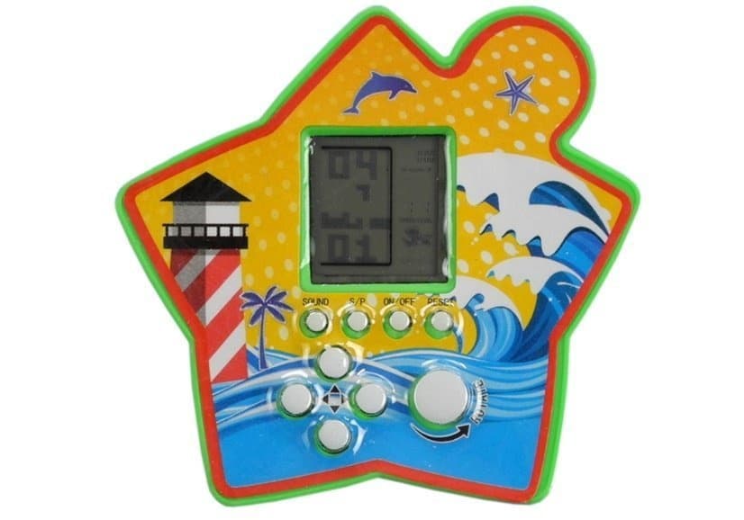 Kapesna elektronska igra Tetris "Zvezda" - zelena 3