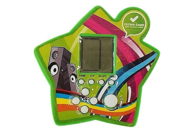 Kapesna elektronska igra Tetris "Zvezda" - zelena 8