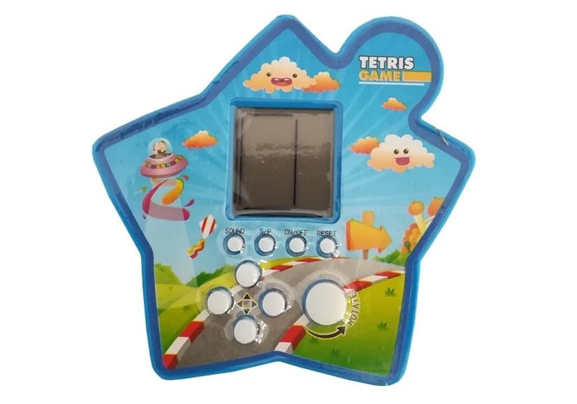 Prenosna elektronska igra Tetris zvezda, modra 3