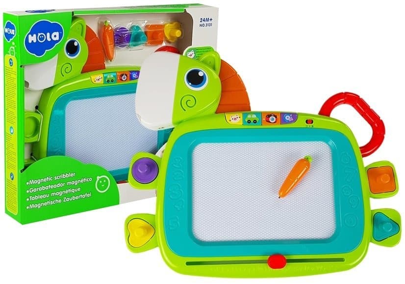 LEAN TOYS čarobna deska Konjiček z žigi, na baterije