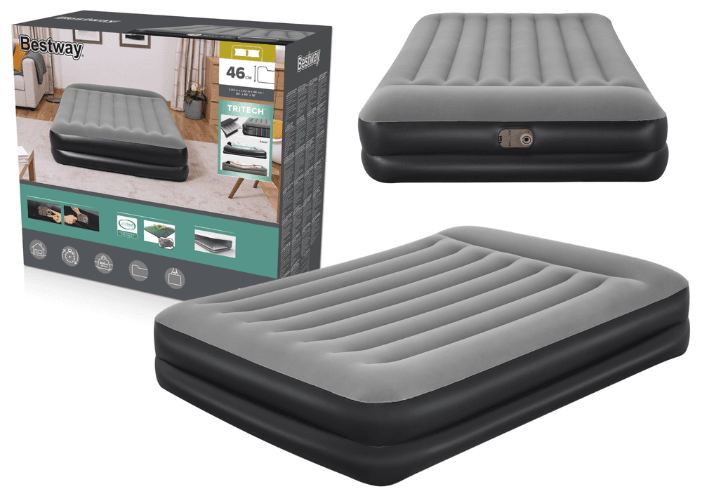 Bestway 67403 Napihljiv dvoposteljni vzmetnica 203 x 152 x 46 cm