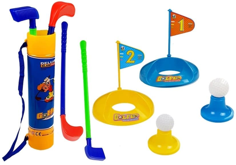 LEAN TOYS Komplet za Golf za Otroke, Palice, Luknje