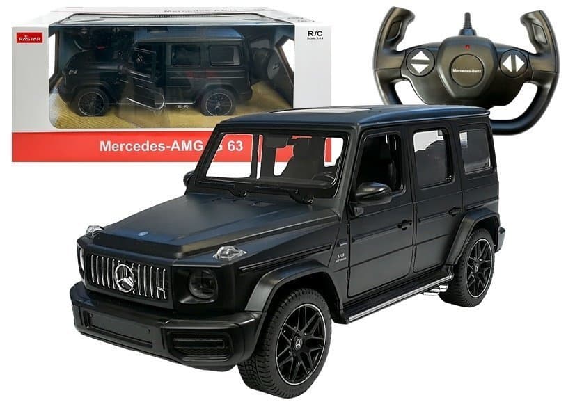 Terenski avto Mercedes G63 RASTAR na daljinsko vodenje Črn 1:14