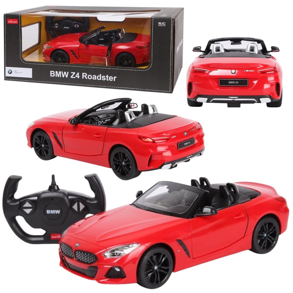 Avto na daljinsko vodenje BMW Z4 Roadster RASTAR 1:14 Rdeč