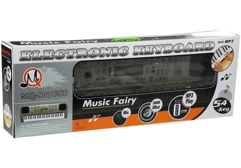 LEAN TOYS Keyboard MQ807 z mikrofonom, USB 2