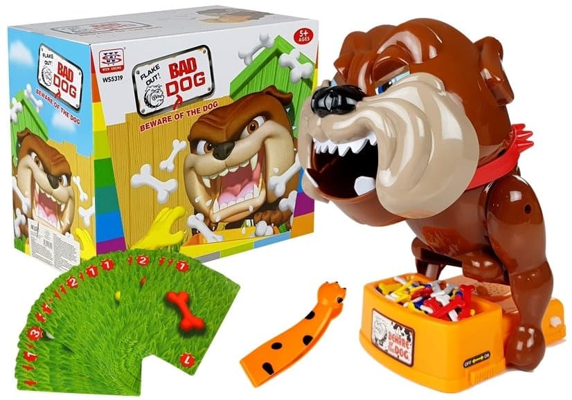 Igra spretnosti Zlobni pes Kosti - LEAN TOYS