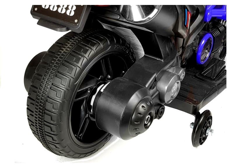 Motor na akumulator za otroke LEAN CARS GTM1188 LED Modri 5