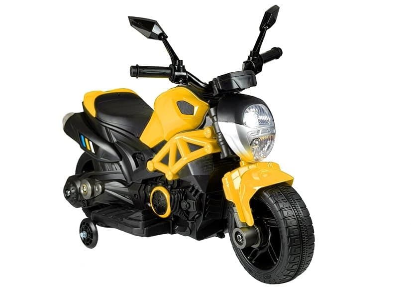 Motor na akumulator za otroke LEAN CARS GTM1188 LED Rumeni