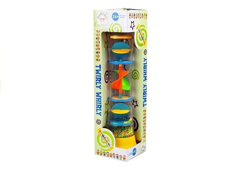 Igrača ropotulja Labirint z žogicami Twirly - LEAN TOYS 4