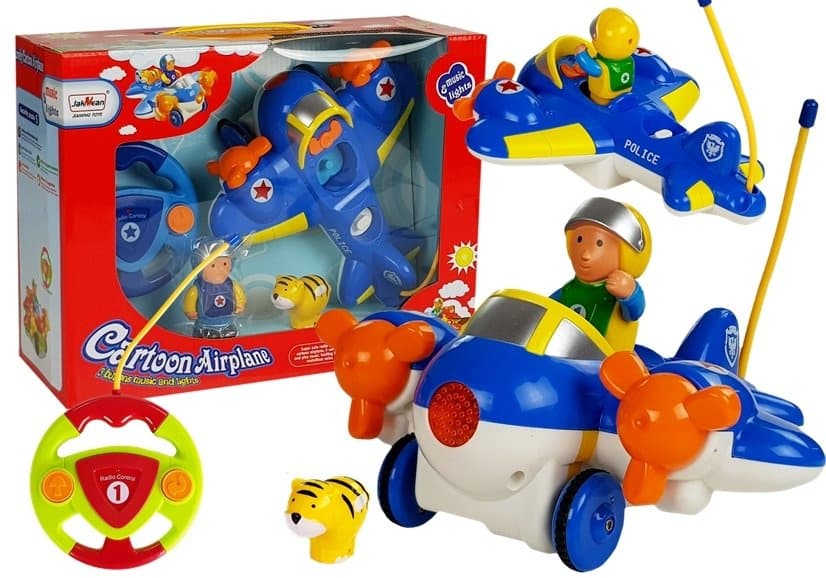 LEAN TOYS Glasbeni Letalo na Daljinsko Upravljanje z Volanom