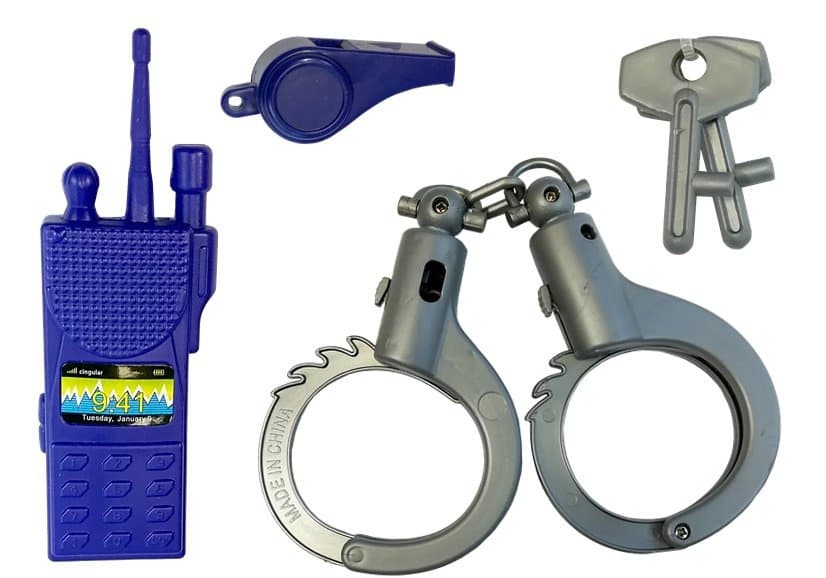 LEAN TOYS Policijski Set: Puška, Pištola, Dodatki 8
