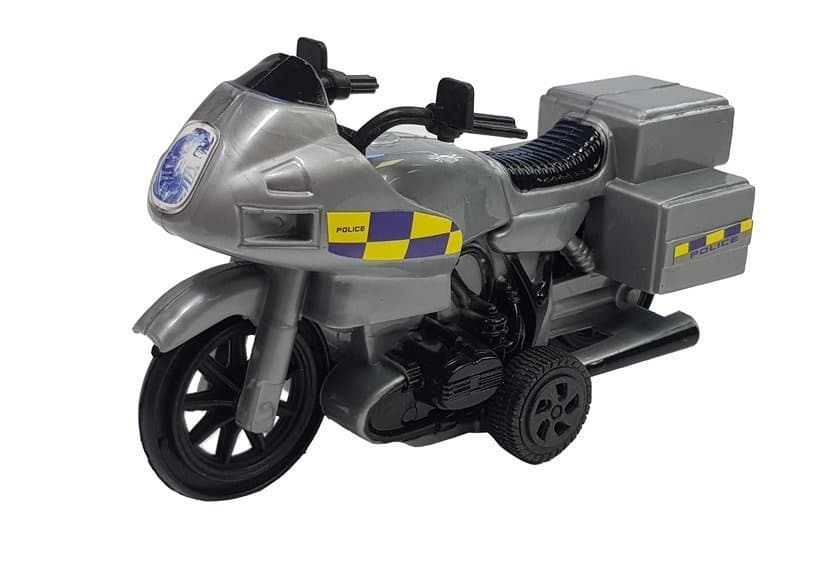 Policijski set vozil s lučmi in zvoki (helikopter, avto, motor) 4