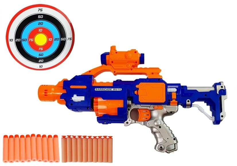 LEAN TOYS karabin na otroške penaste krogle 45 cm 4