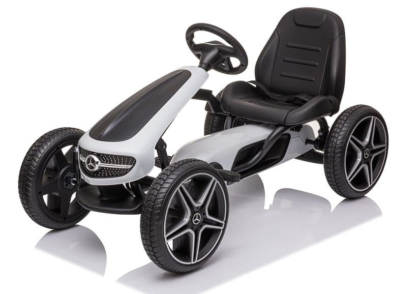 LEAN CARS Gokart na pedala Mercedes, bel 2