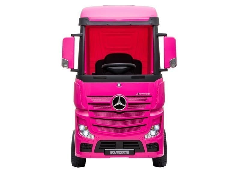 LEAN CARS Avto na akumulator Mercedes Actros, roza, 4x4 2