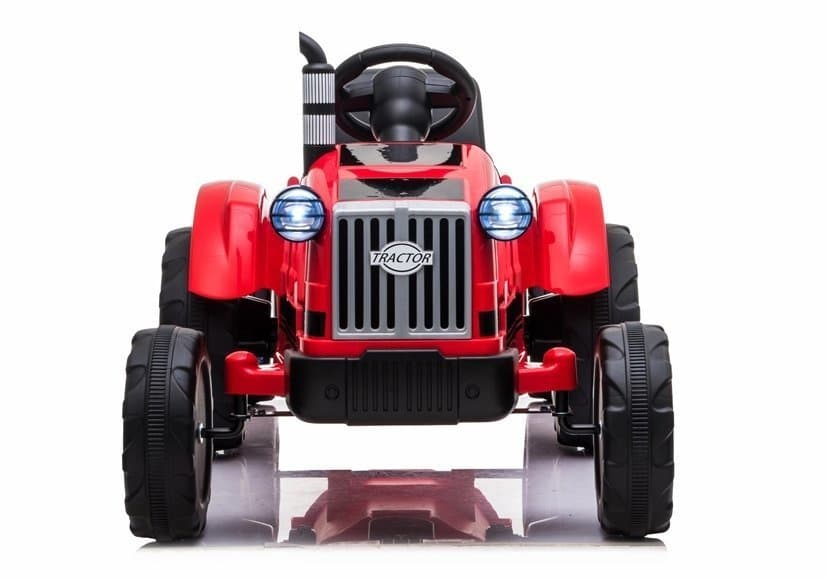 Traktor na Akumulator za Otroke LEAN CARS CH9959 Rdeč s Priklopnikom 2