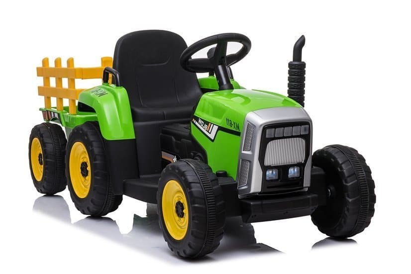 Traktor na Akumulator LEAN CARS XMX611 LED, Zeleni