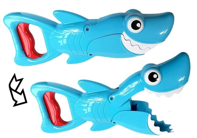 Kopalna Igra LEAN TOYS Rekin Lovilec Ribic in Mreža 4