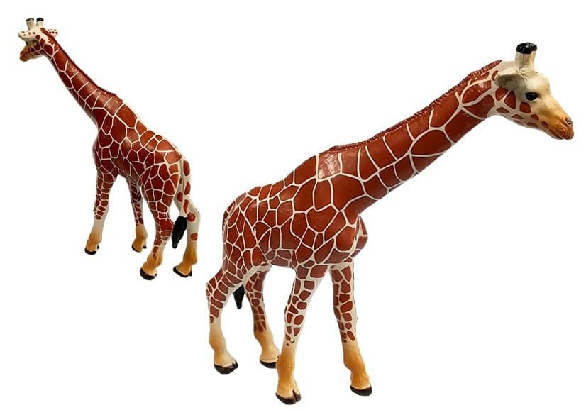 Figure Žiraf LEAN TOYS - Družina (3 kosi) + Ozadje 2