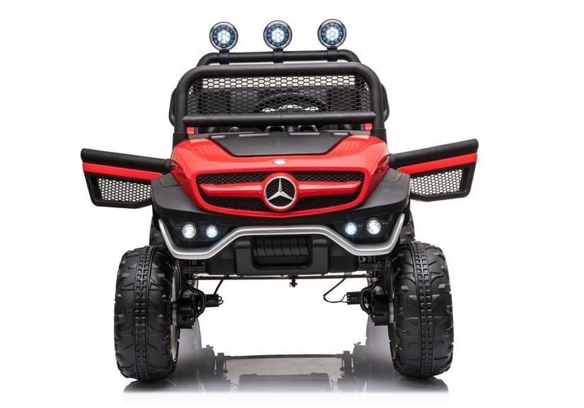 Avto na Akumulator LEAN CARS Mercedes Unimog S 4x45W, Rdeč 7