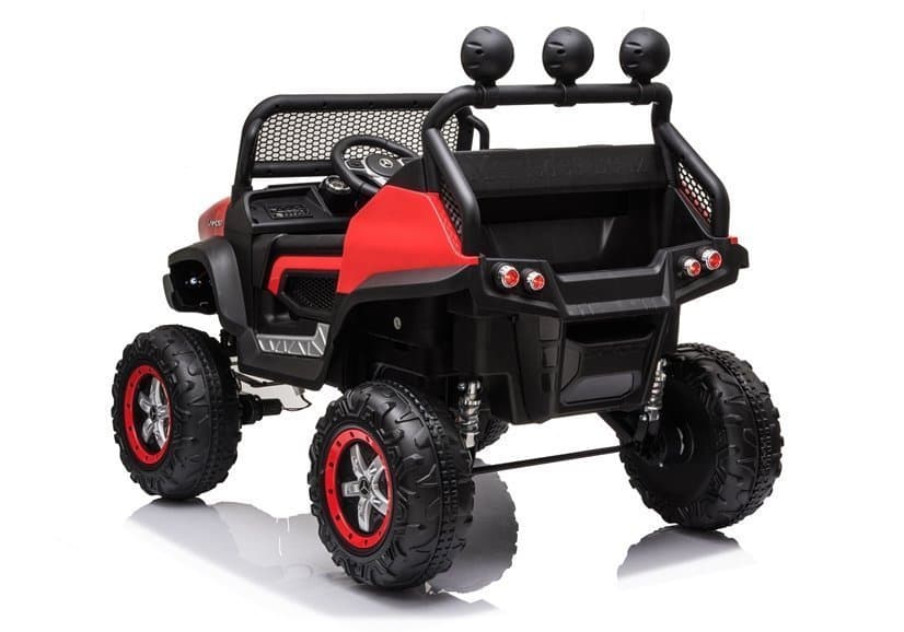 Avto na Akumulator LEAN CARS Mercedes Unimog S 4x45W, Rdeč 4