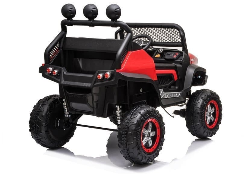 Avto na Akumulator LEAN CARS Mercedes Unimog S 4x45W, Rdeč 5