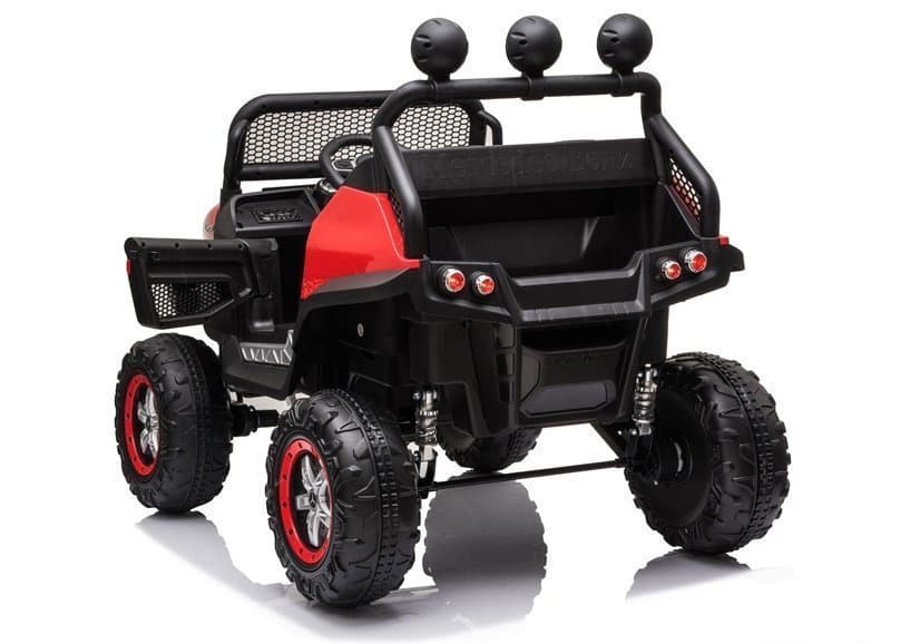 Avto na Akumulator LEAN CARS Mercedes Unimog S 4x45W, Rdeč 6